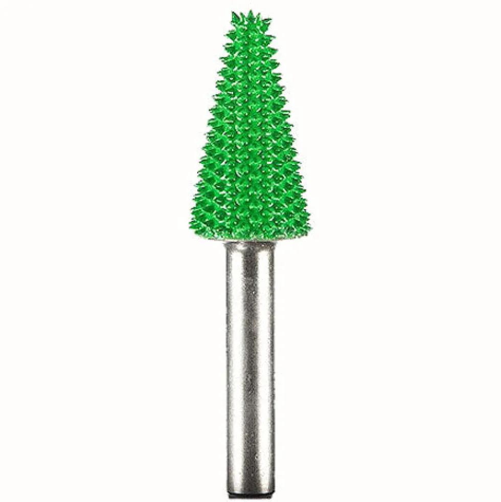 Taper Saburr Tooth Carbide Burrs - 1/4 inch Shank