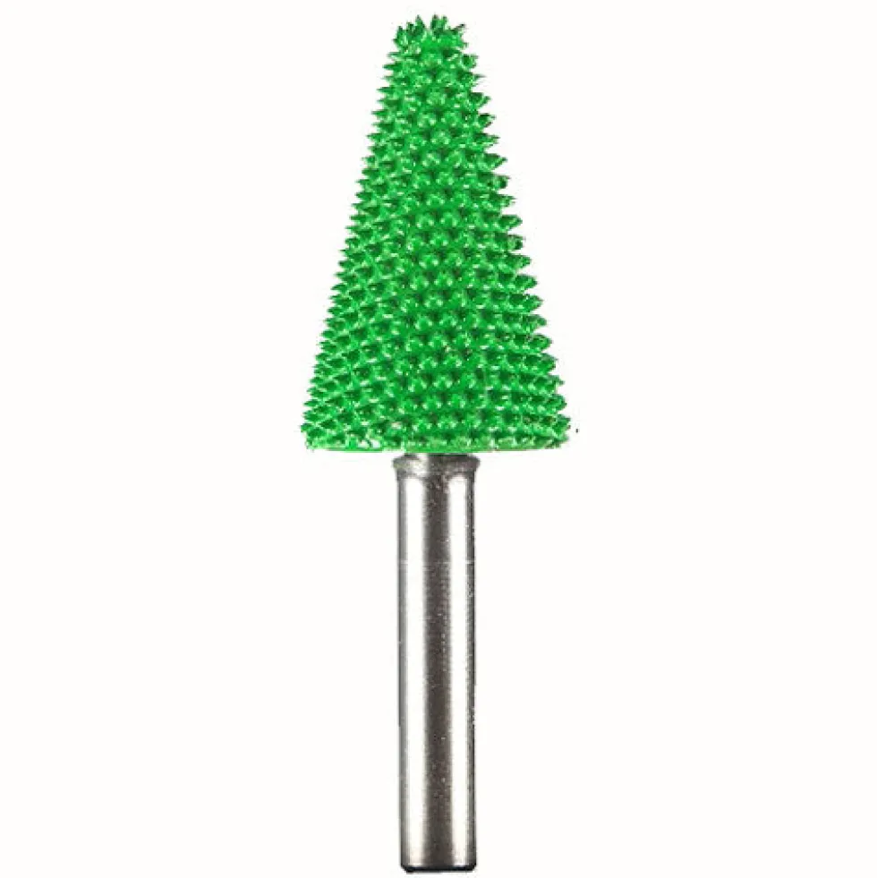 Taper Saburr Tooth Carbide Burrs - 1/4 inch Shank
