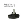 T-Knob - 1/4 inch - 20 (Stud)