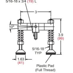 Toggle Clamp Yoke Assembly - 3 inch