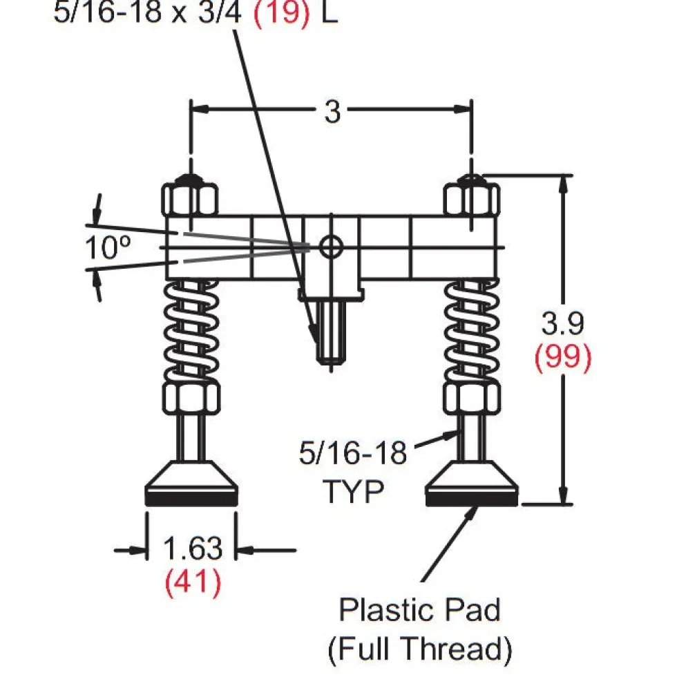 Toggle Clamp Yoke Assembly - 3 inch