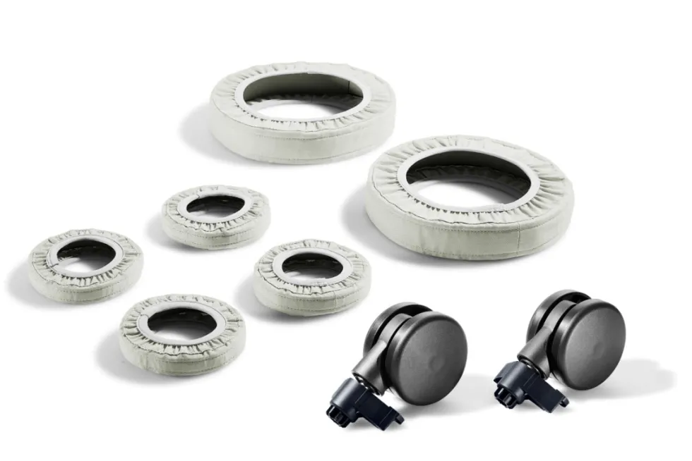 Wheel Cover Set for Festool CT 26 and CT 36 Dust Extractors