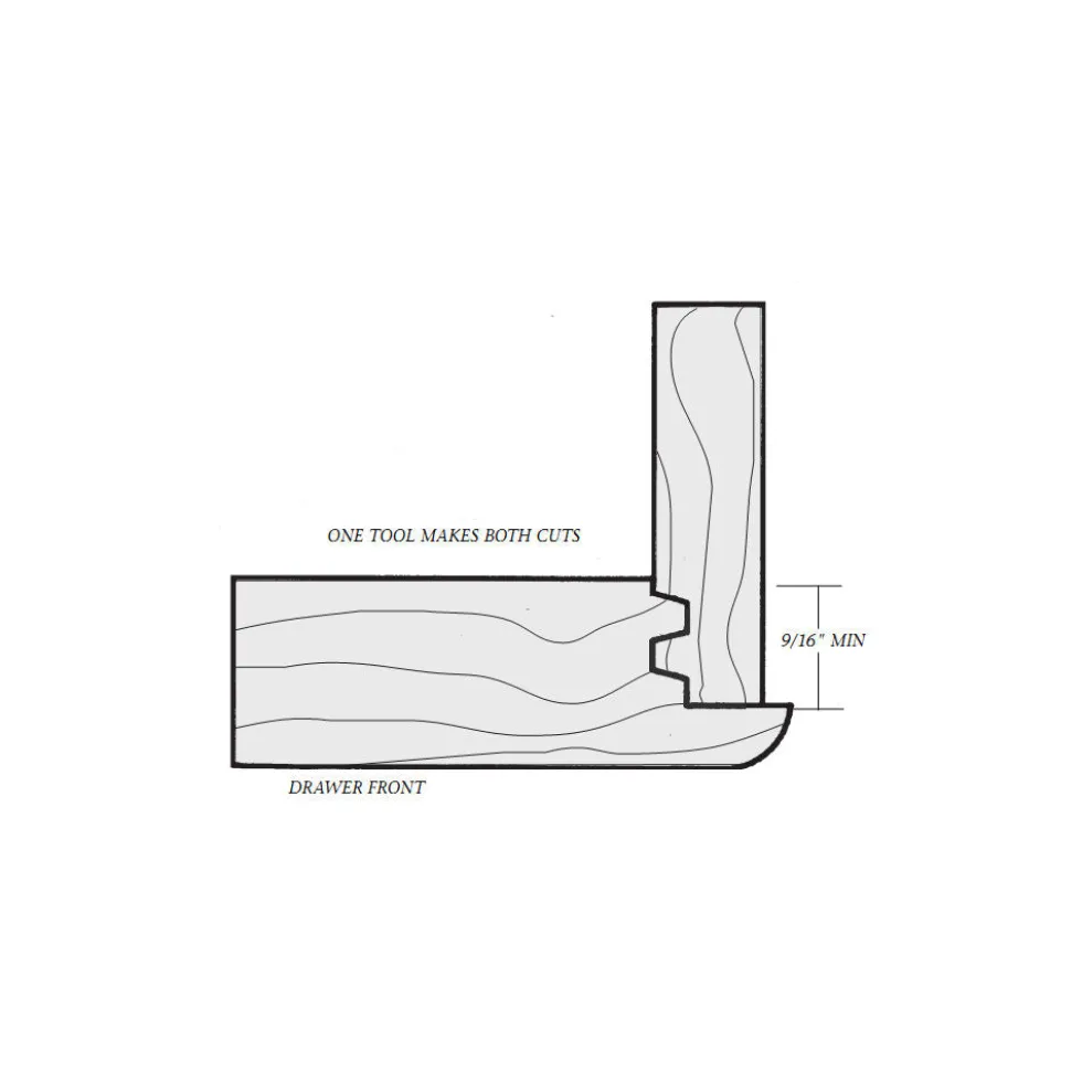 Whiteside Drawer Lock Router Bit