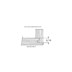 Whiteside Drawer Lock Router Bit