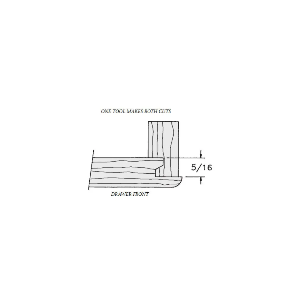 Whiteside Drawer Lock Router Bit