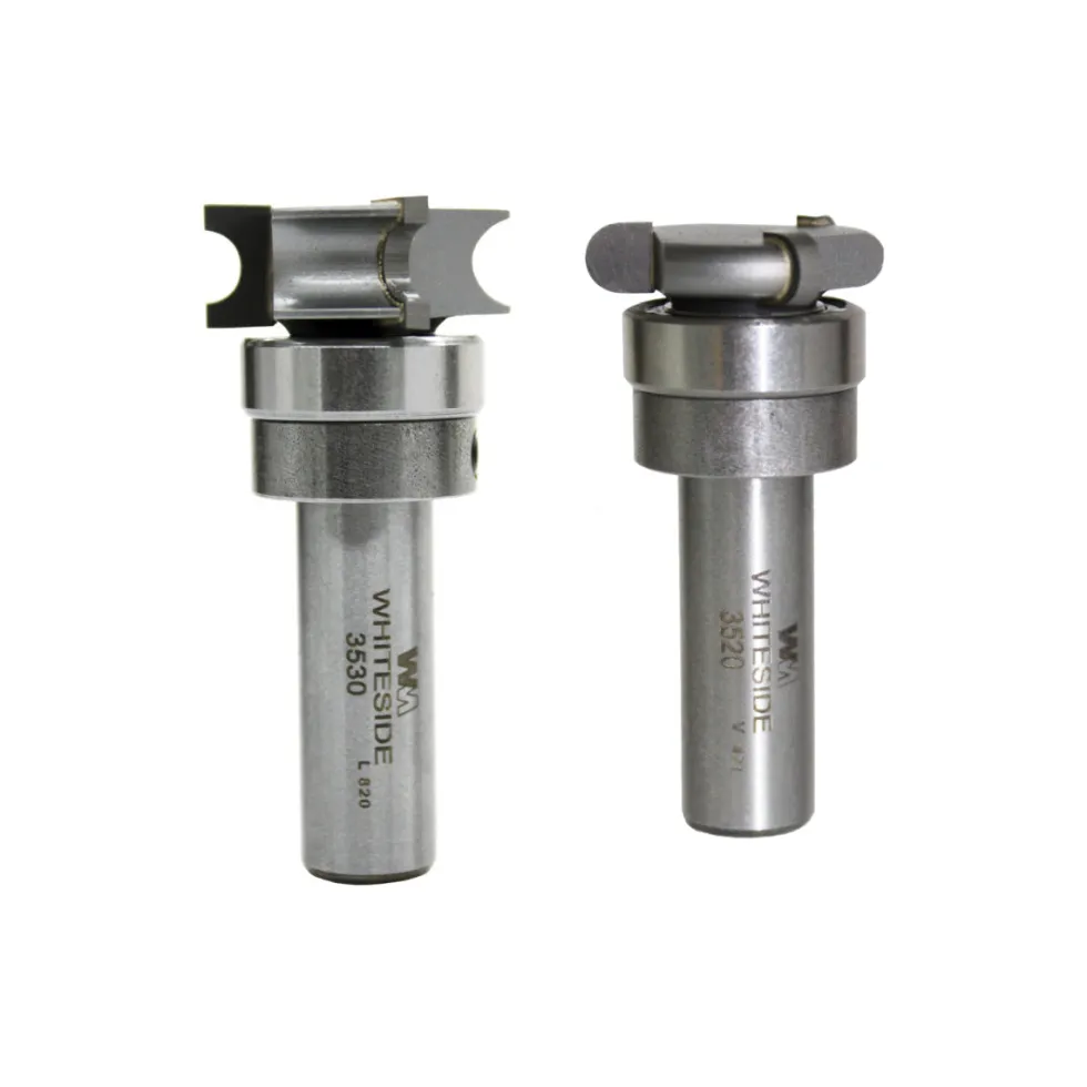 Whiteside Flute and Bead Router Bits for Canoe Building