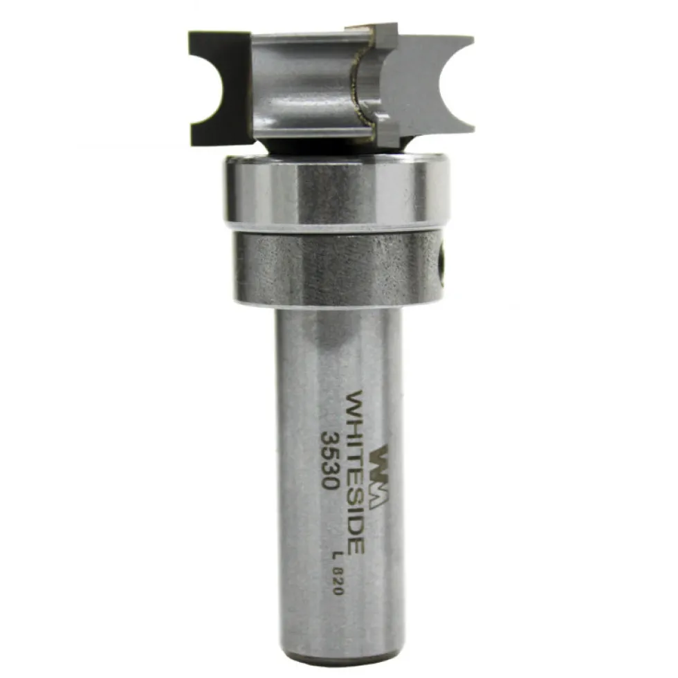 Whiteside Flute and Bead Router Bits for Canoe Building