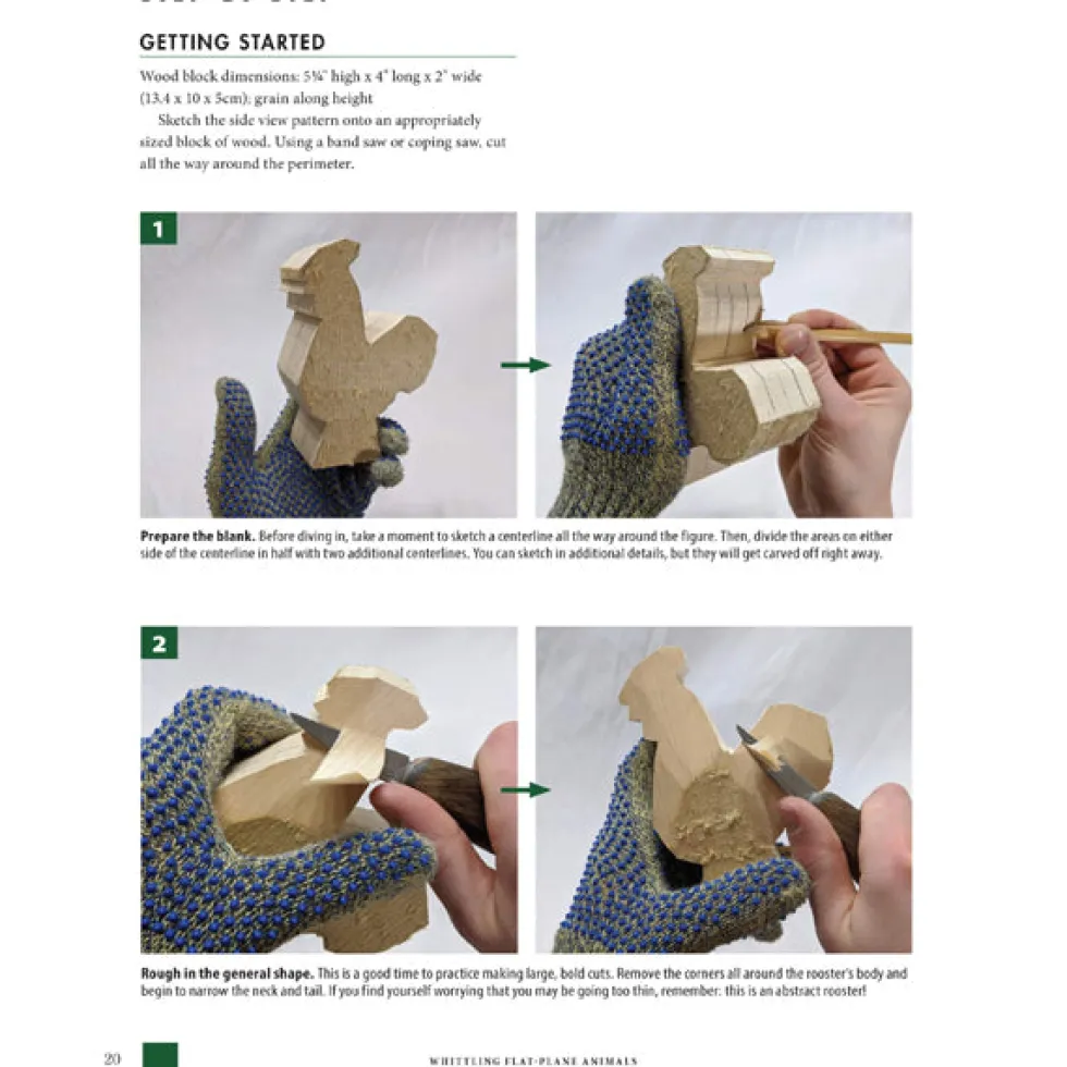 Whittling Flat-Plane Animals - James Miller