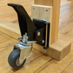 Workbench Caster Kit with Quick Release Mounting Plates