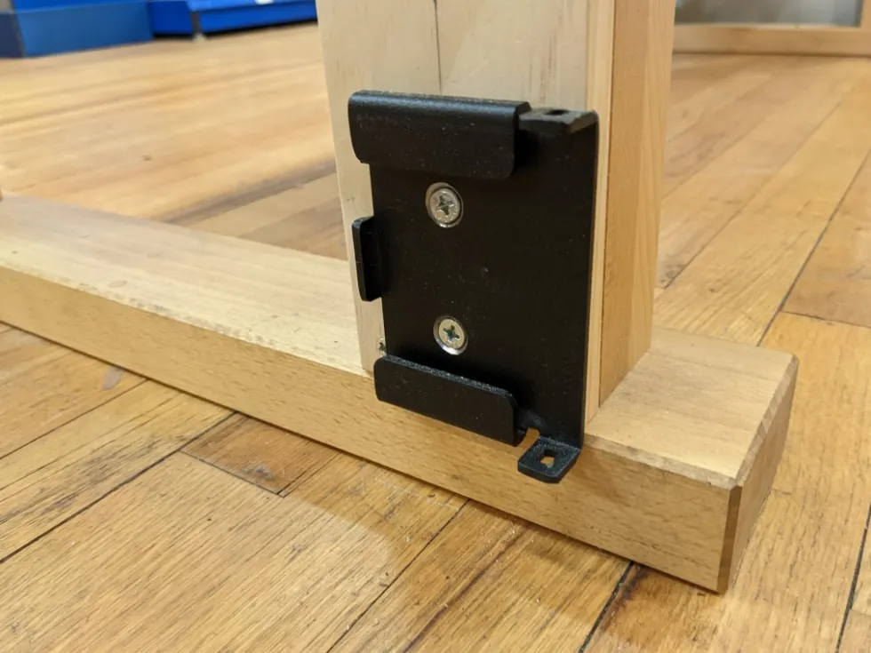 Workbench Caster Kit with Quick Release Mounting Plates