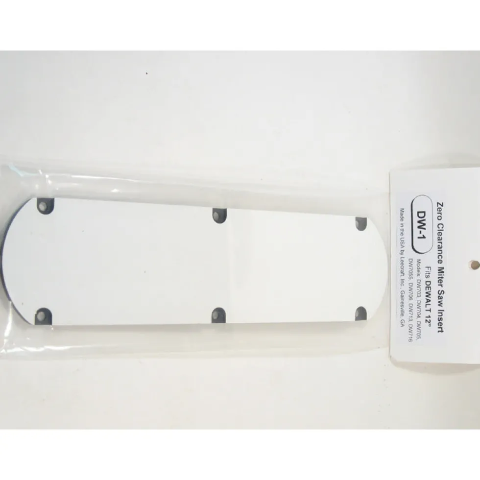Zero-Clearance Throat Plate
